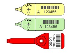 Niêm phong nhựa Barcode